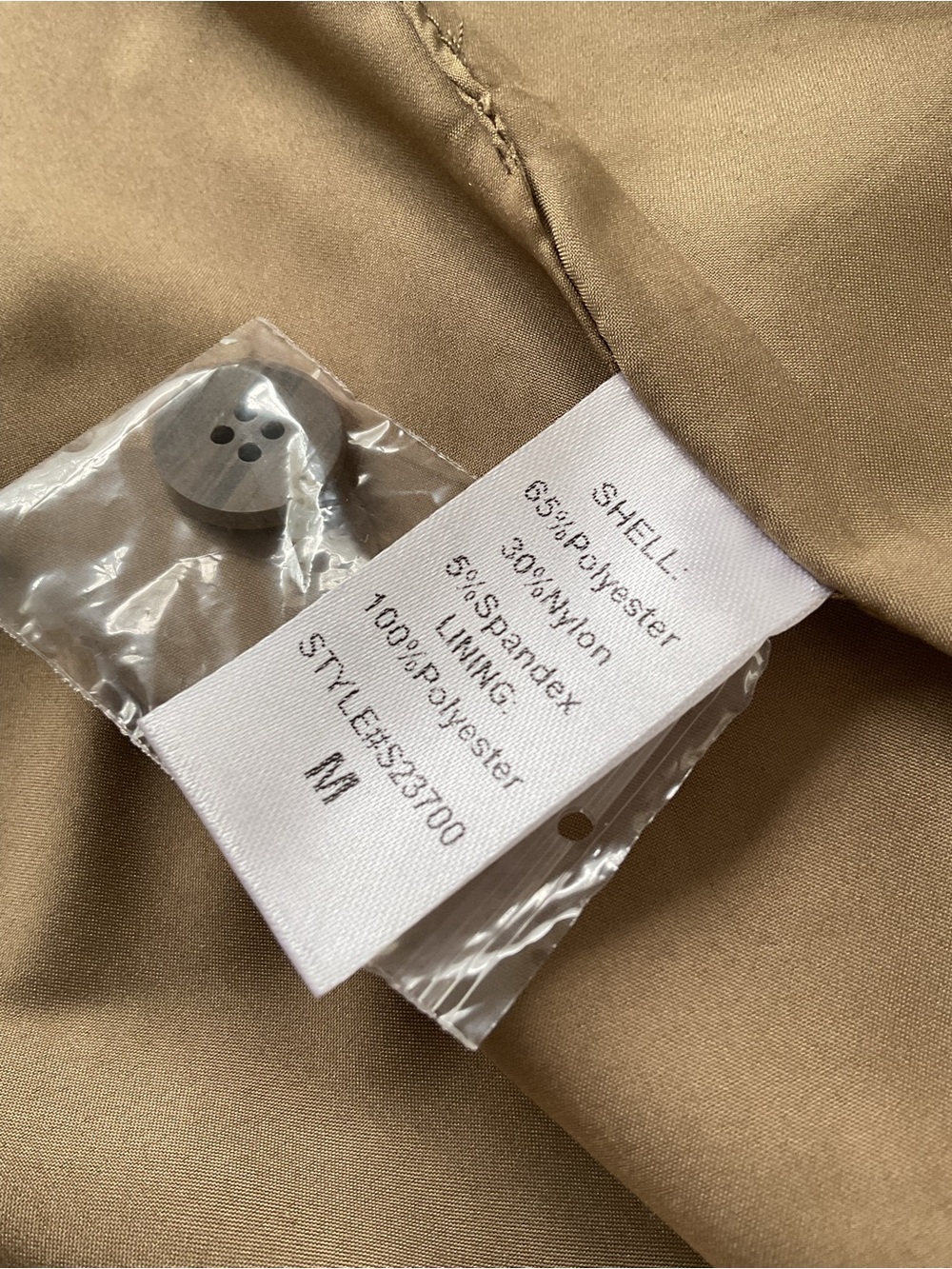 Mustard Seed Women’s Medium Taupe Tailored Vest Sleeveless Button Front Longline - Picture 8 of 13